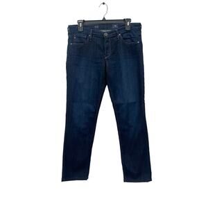 AG Adriano Goldschmied The Stilt Cigarette Leg 30R Jeans Dark Wash